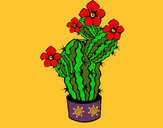 Dibujo Flores de cactus pintado por lamorales