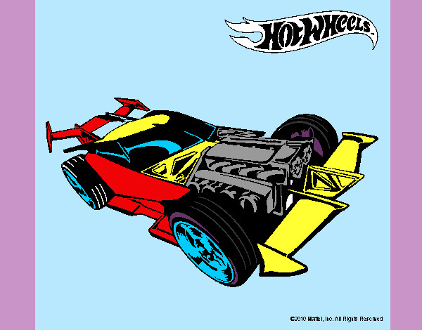 Dibujo Hot Wheels 9 pintado por david2003