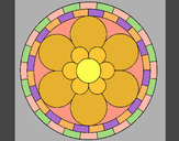 Dibujo Mandala 2 pintado por ssggipm