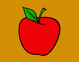 Dibujo Manzana grande pintado por eric24475