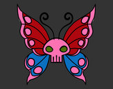 Dibujo Mariposa Emo pintado por ireneecool