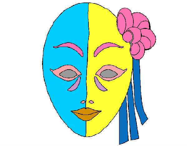 Dibujo Máscara italiana pintado por judith99