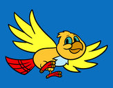Dibujo Pájaro volando pintado por julieta202