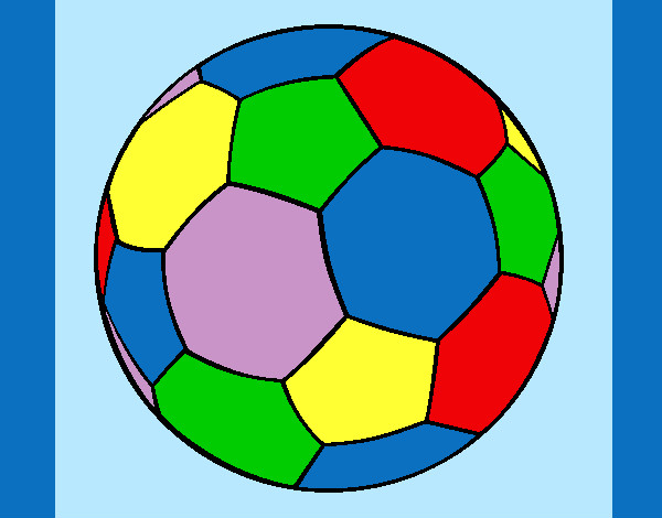 Dibujo de Pelota de fútbol II pintado por Balon en Dibujos.net el