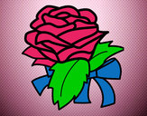 Dibujo Rosa, flor pintado por biviana