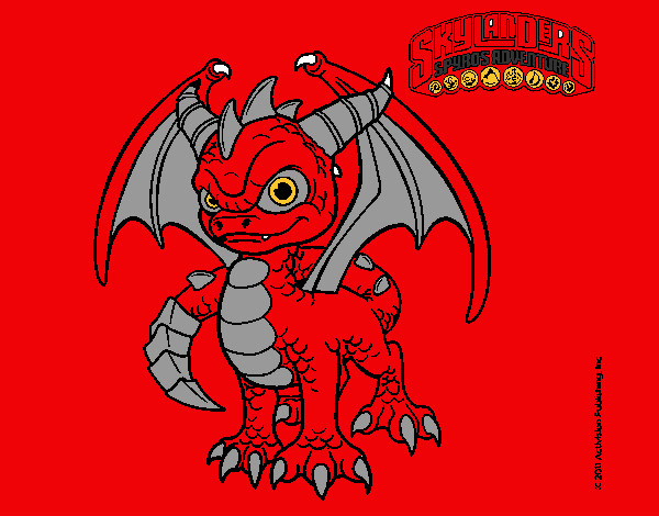 Dibujo de dragon demonio pintado por Chido en  el día 03-03-12 a  las 05:13:53. Imprime, pinta o colorea tus propios dibujos!