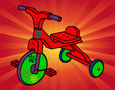 Dibujo Triciclo infantil pintado por jonathan34