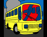 Dibujo Autobús pintado por joaco24