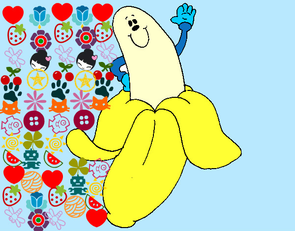 Dibujo Banana pintado por Melaniezoe