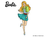 Dibujo Barbie informal pintado por Parejo