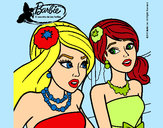 Dibujo Barbie y su amiga 1 pintado por lamorales