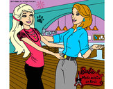 Dibujo Barbie y su amiga pintado por mar123