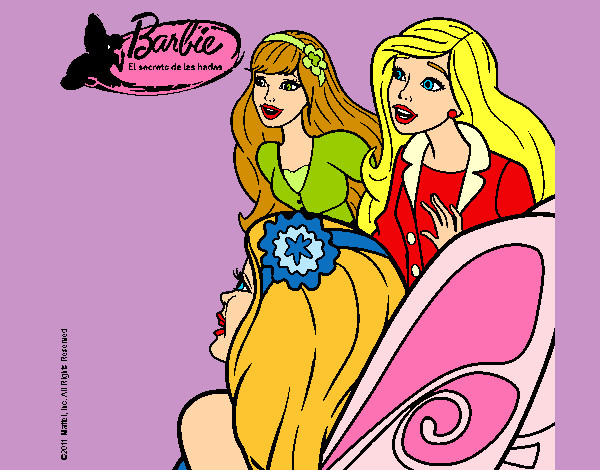 Barbie y sus amigas sorprendidas