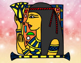 Dibujo Cleopatra pintado por Mariadelan