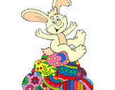 Dibujo Conejo de Pascua pintado por maaquie