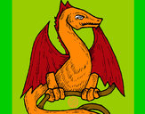 Dibujo Dragón 2 pintado por juam