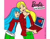 Dibujo El nuevo portátil de Barbie pintado por anuskity