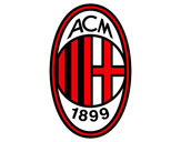 Dibujo Escudo del AC Milan pintado por meganoy101