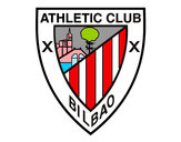 Dibujo Escudo del Athletic Club de Bilbao pintado por meganoy101