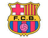 Dibujo Escudo del F.C. Barcelona pintado por marlonlope