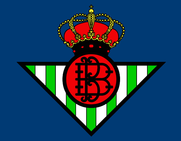 Dibujo Escudo del Real Betis Balompié pintado por adradepo