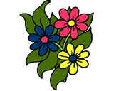 Dibujo Florecitas pintado por yelise