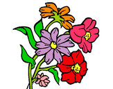 Dibujo Flores pintado por yoselinn