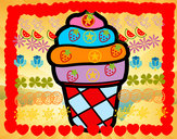 Dibujo Helado dulce pintado por sojuli