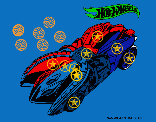 Dibujo Hot Wheels 7 pintado por vichocente