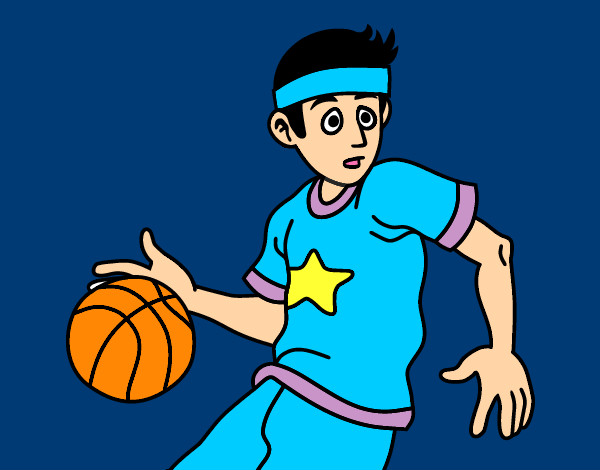 Dibujo Jugador de básquet junior pintado por Marianiiis