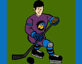 Dibujo Jugador de hockey sobre hielo pintado por PEPITAYO5