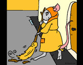 Dibujo La ratita presumida 1 pintado por charito