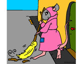 Dibujo La ratita presumida 1 pintado por mirela 