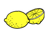 Dibujo limón pintado por cbnat