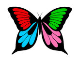 Dibujo Mariposa 8 pintado por mini3