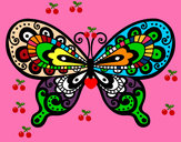 Dibujo Mariposa bonita pintado por anuskity