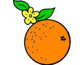 Dibujo naranja pintado por daniloivan