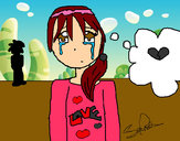 Dibujo Niña llorando pintado por Shoofyaa