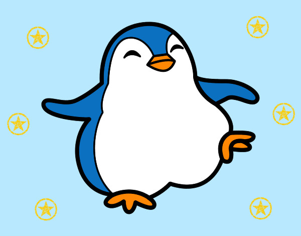 pinguino feliz