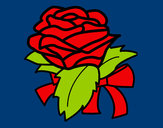 Dibujo Rosa, flor pintado por amalia