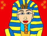 Dibujo Tutankamon pintado por Liidia