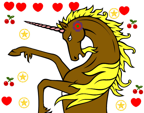 Dibujo Unicornio salvaje pintado por miguelherm