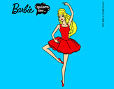 Dibujo Barbie bailarina de ballet pintado por lamorales
