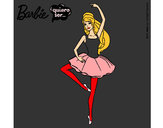 Dibujo Barbie bailarina de ballet pintado por mirela 