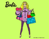 Dibujo Barbie de compras pintado por lamorales