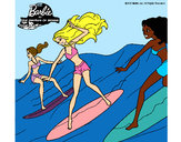 Dibujo Barbie de nuevo con sus amigas pintado por ALBA123 