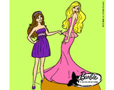Dibujo Barbie estrena vestido pintado por ALBA123 