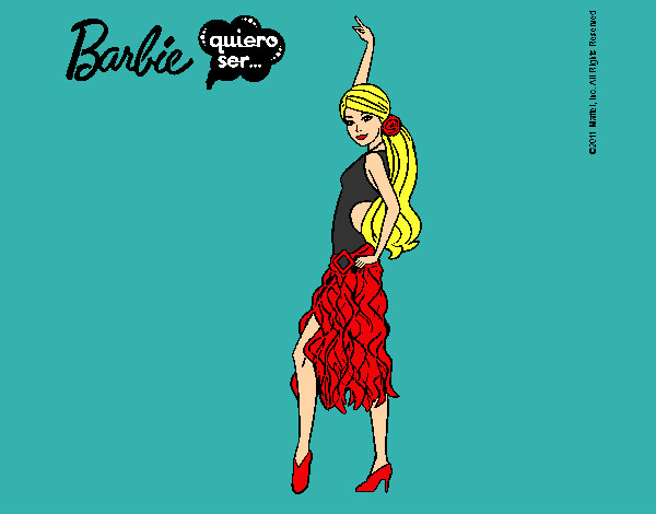 Barbie flamenca