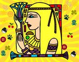 Dibujo Cleopatra pintado por laisacloi