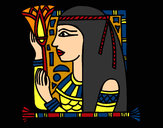 Dibujo Cleopatra pintado por lunna_